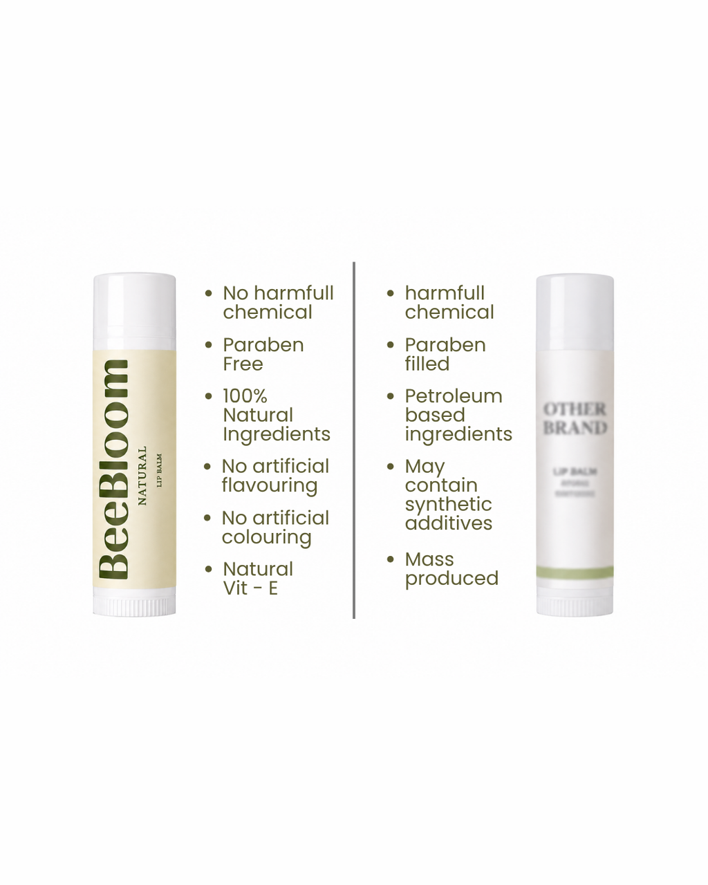 Vanilla Lip Balm 100% Natural