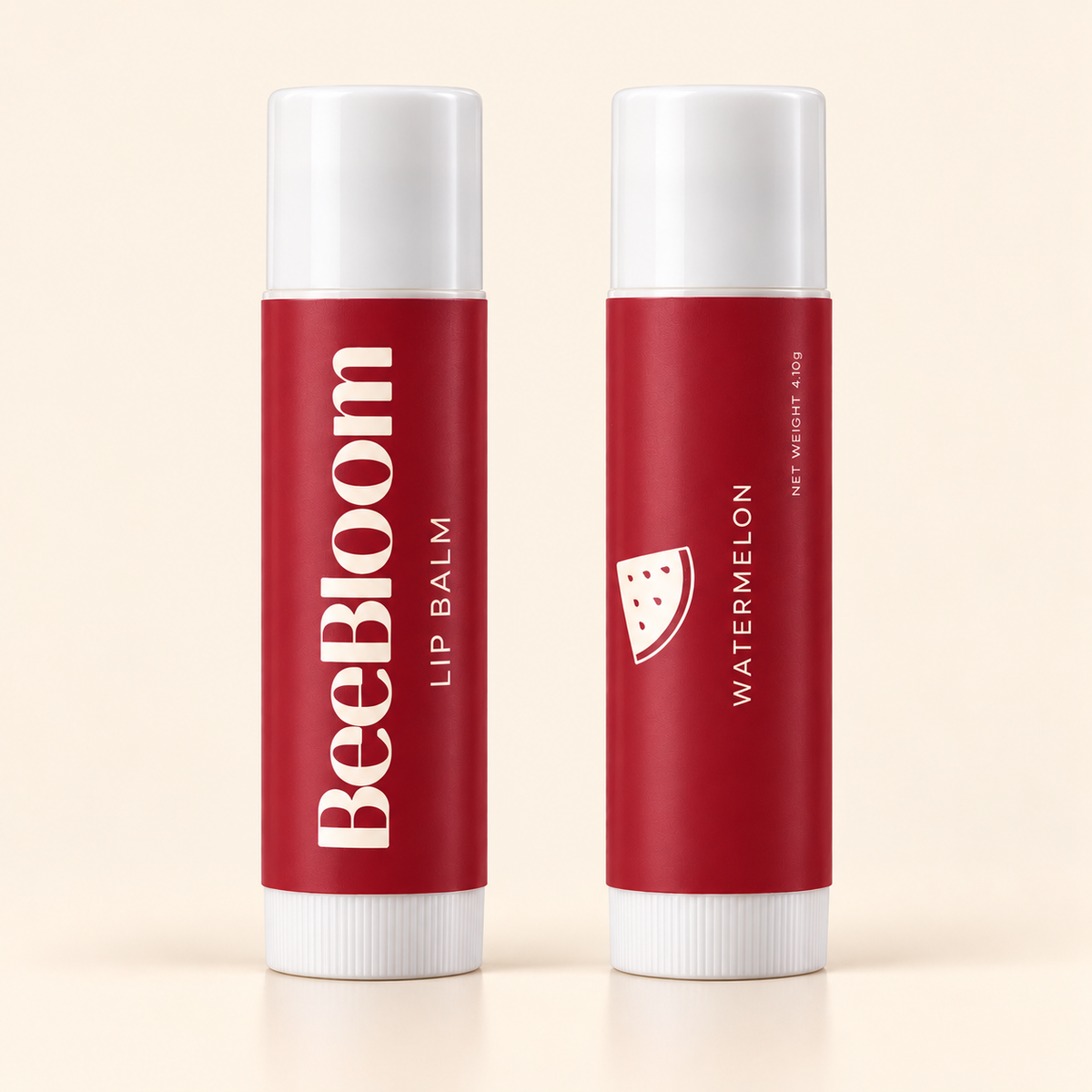 Watermelon Lip Balm | made with beeswax, cocoabutter and natural oils.