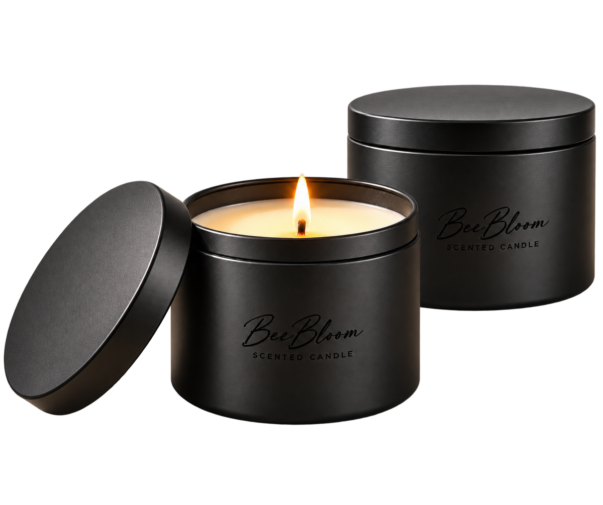 Scented Luxury Candle |Soy & Beeswax Blend