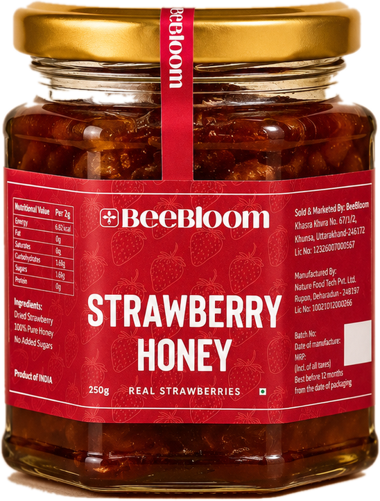 Strawberry In Honey – Natural Honey preserved Strawberries